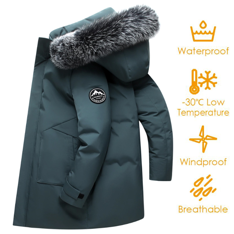 Down Jacket Packable - Autumn Winter Men Windproof Down Jacket