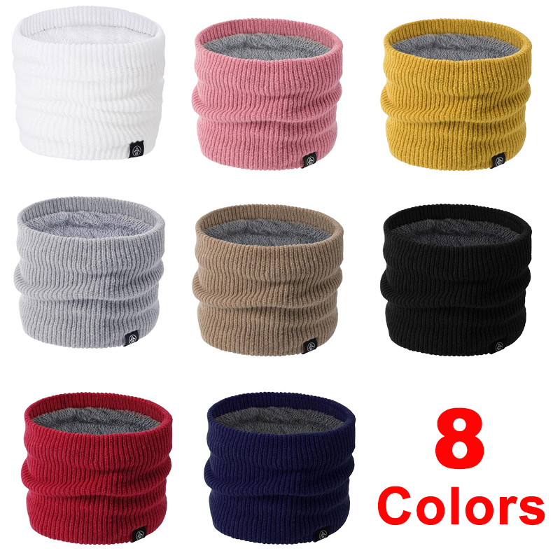 Neck Gaiter Fleece - Unisex Winter Warm Scarf Thicken Fleece-Lined