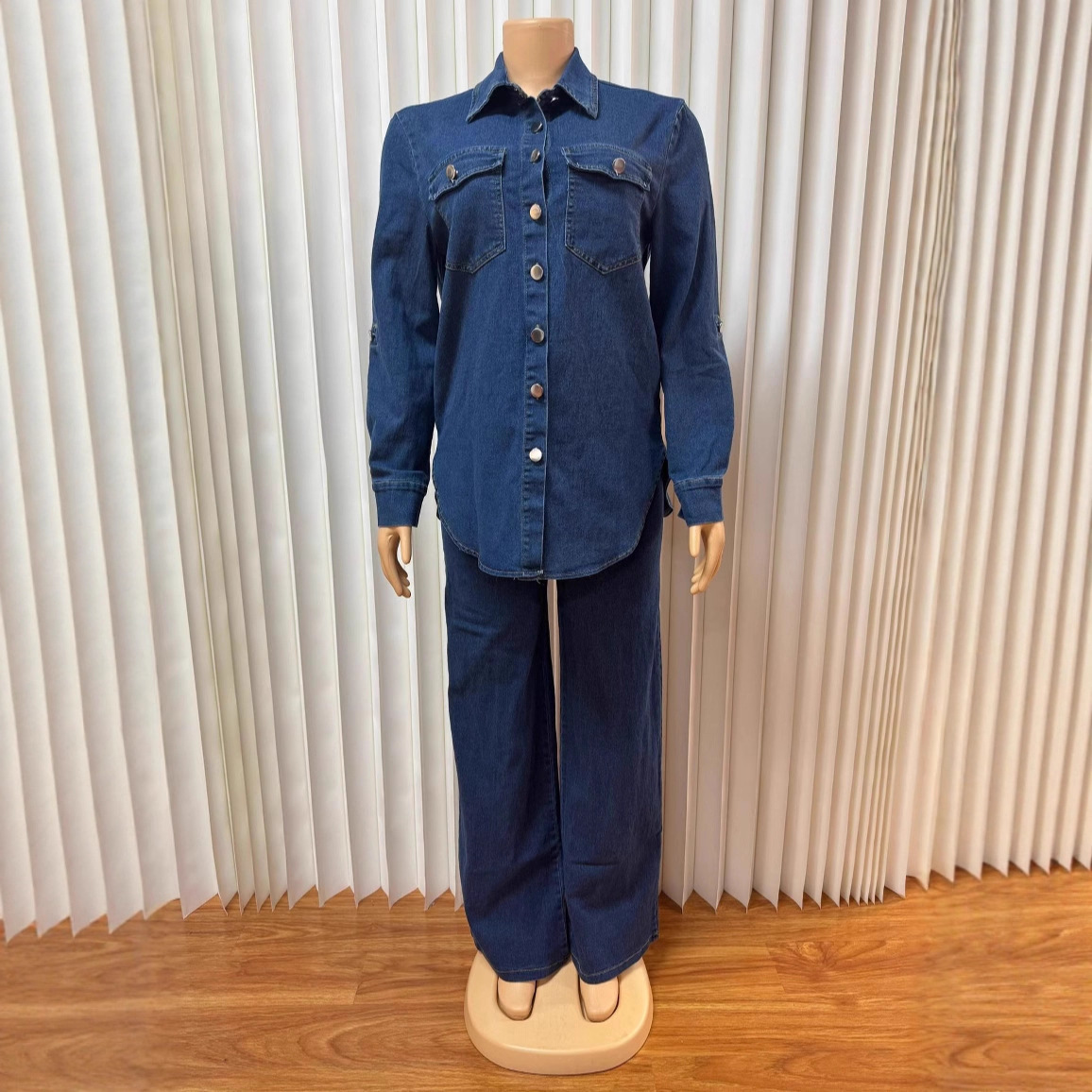 Jeans 2 Piece Sets Women Denim - Down Jacket Packable 评论和价格