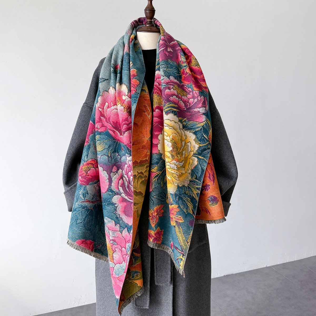 Warm Cashmere Scarf Women Shaw - Cashmere Pashmina Wrap 评论和价格