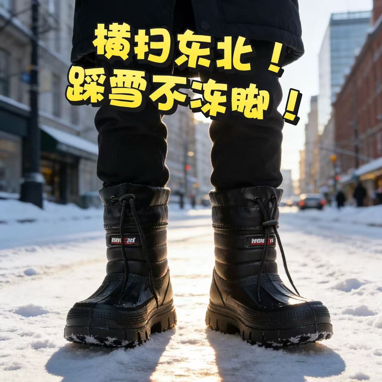 Snow boots men's new velvet wa - Waterproof Winter Boot 评论和价格