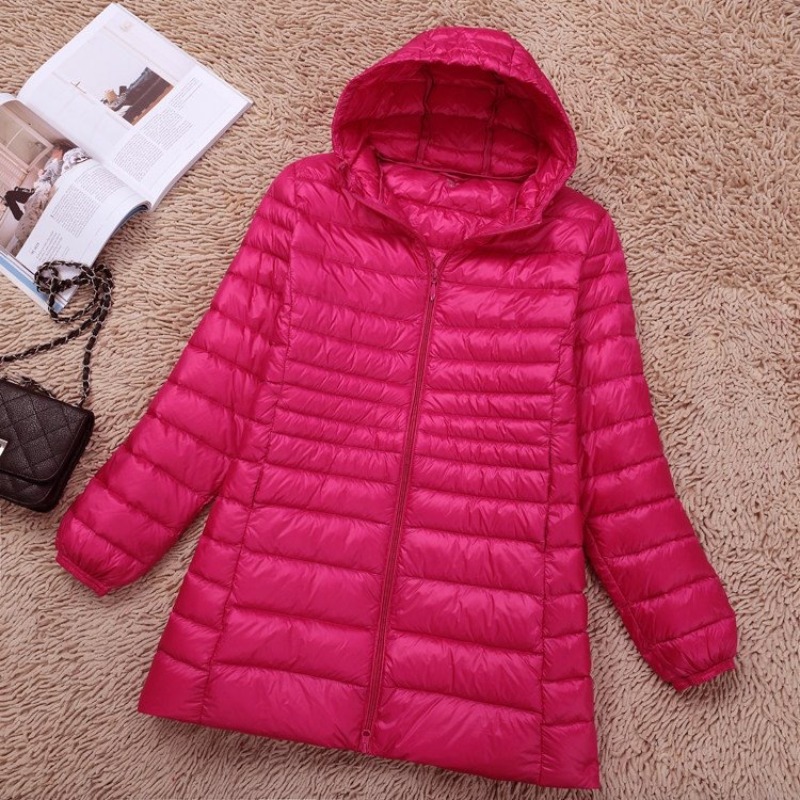 Plus Size 5XL 6XL 7XL Women's  - Down Jacket Packable 评论和价格