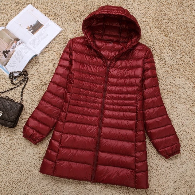 Plus Size 5XL 6XL 7XL Women's  - Down Jacket Packable 评论和价格