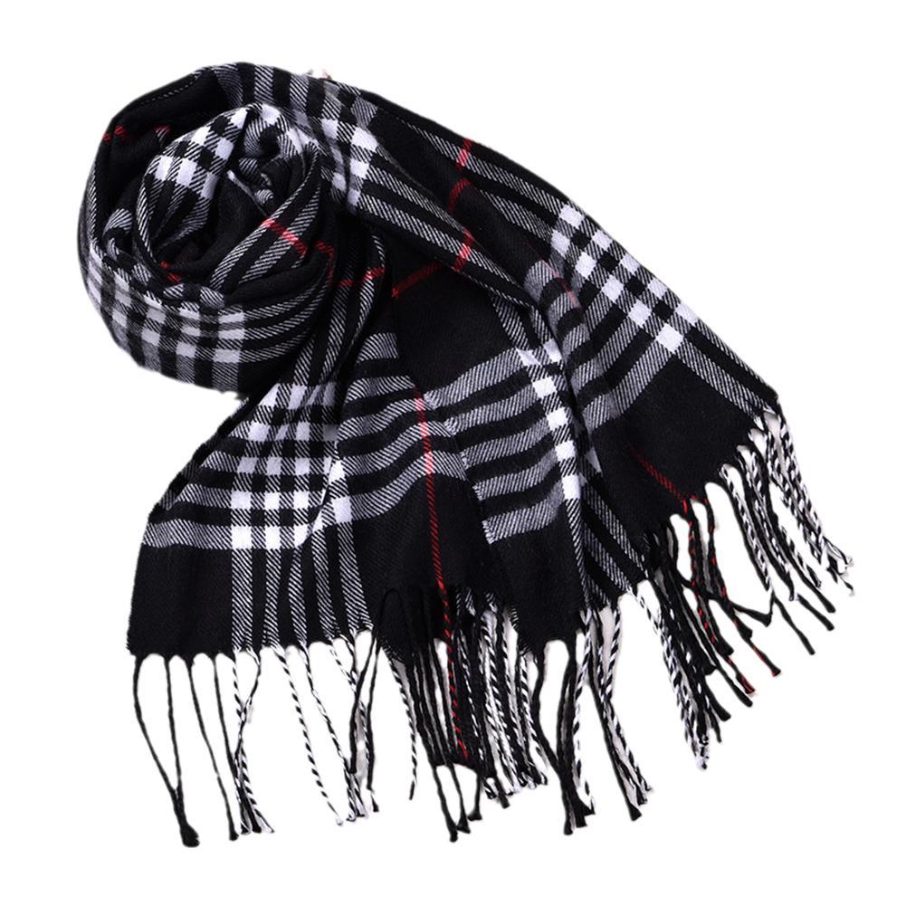 British Style Winter Scarves F - Wool Scarf Men 评论和价格