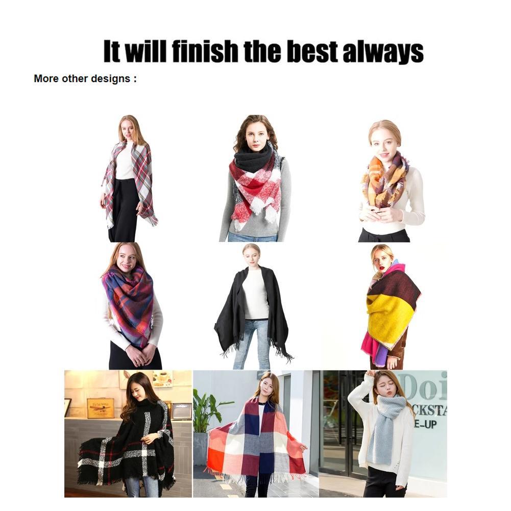 British Style Winter Scarves F - Wool Scarf Men 评论和价格