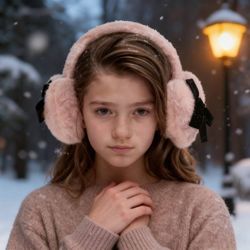 1pc Women's Winter Solid Color - Earmuffs Foldable 评论和价格