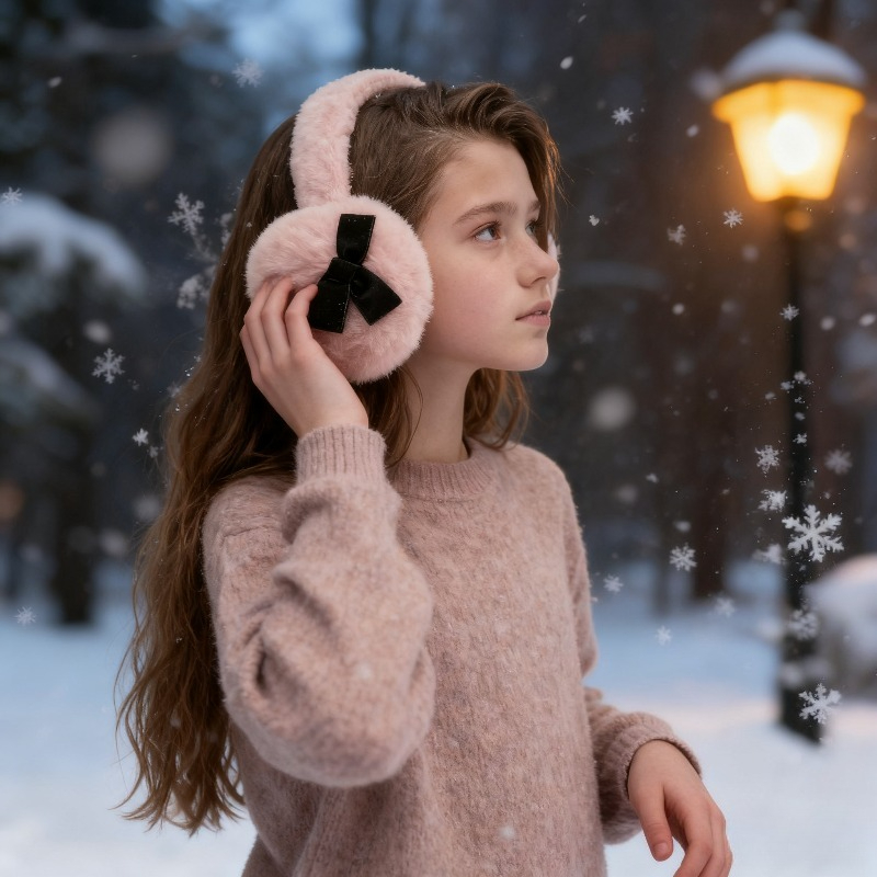 1pc Women's Winter Solid Color - Earmuffs Foldable 评论和价格