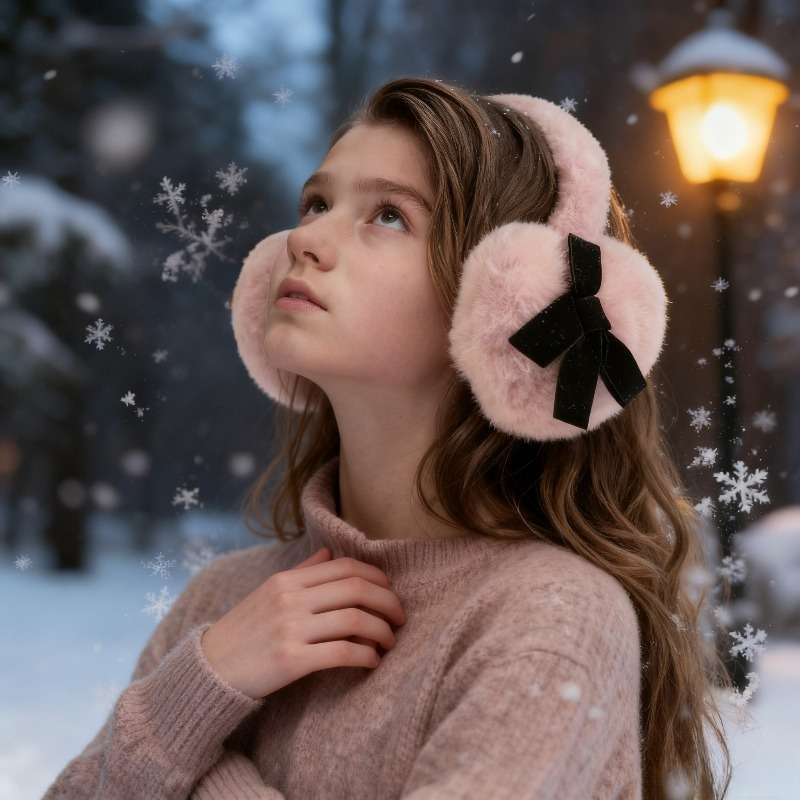1pc Women's Winter Solid Color - Earmuffs Foldable 评论和价格