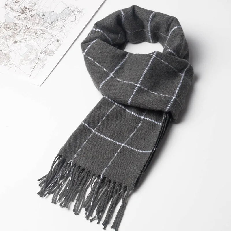 2023 New Winter Men Scarf Keep - Cashmere Pashmina Wrap 评论和价格