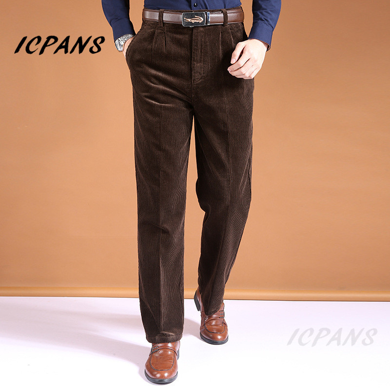 ICPANS Thick Warm Autumn Winte - Corduroy Pant Warm 评论和价格