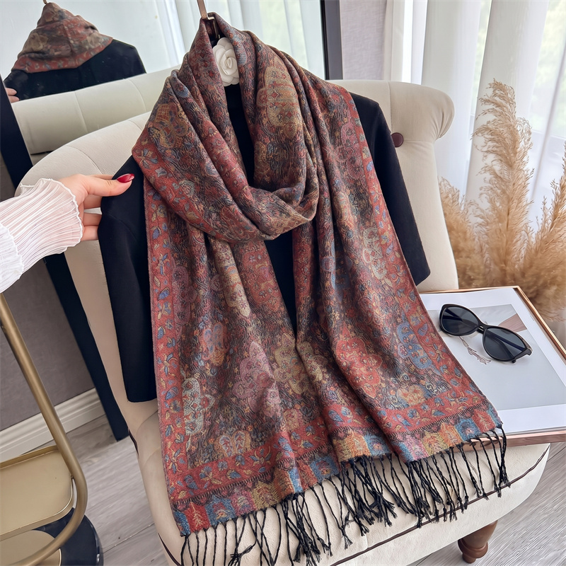 New Luxury Women Autumn and Wi - Cashmere Pashmina Wrap 评论和价格