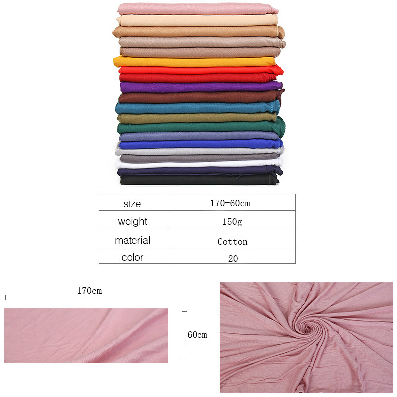 30 Colors Plain Solid Modal Je - Shawl Wrap Winter 评论和价格
