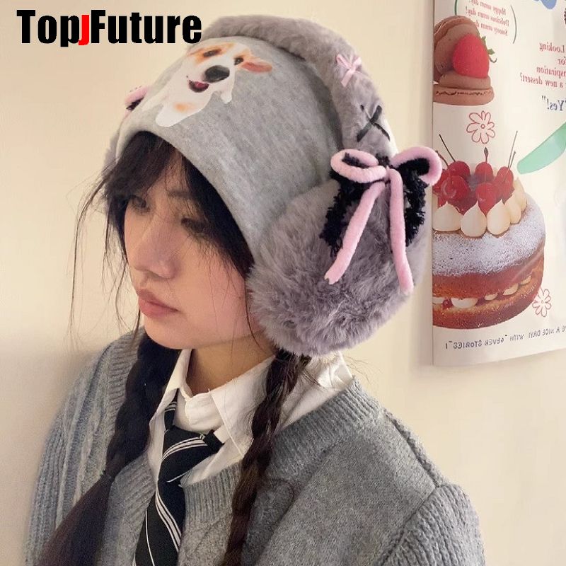 Harajuku Y2k Cute Sweet Lolita - Earmuffs Foldable 评论和价格