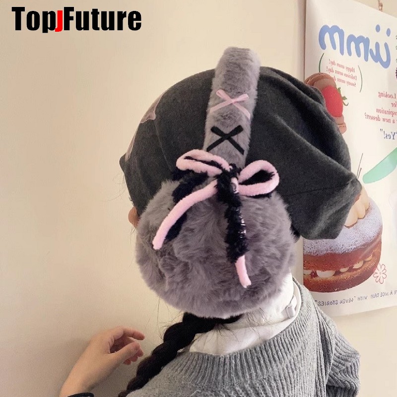 Harajuku Y2k Cute Sweet Lolita - Earmuffs Foldable 评论和价格