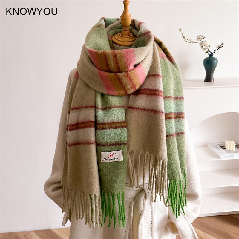 2026 Winter Thick Warm Scarf W - Cashmere Pashmina Wrap 评论和价格