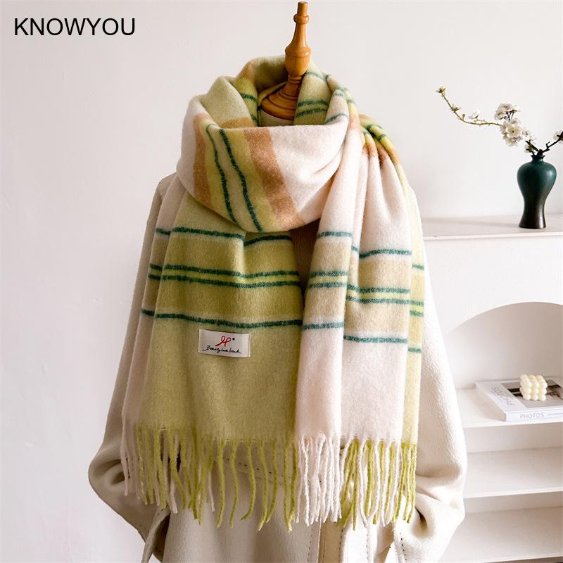 2026 Winter Thick Warm Scarf W - Cashmere Pashmina Wrap 评论和价格