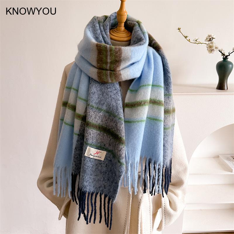 2026 Winter Thick Warm Scarf W - Cashmere Pashmina Wrap 评论和价格