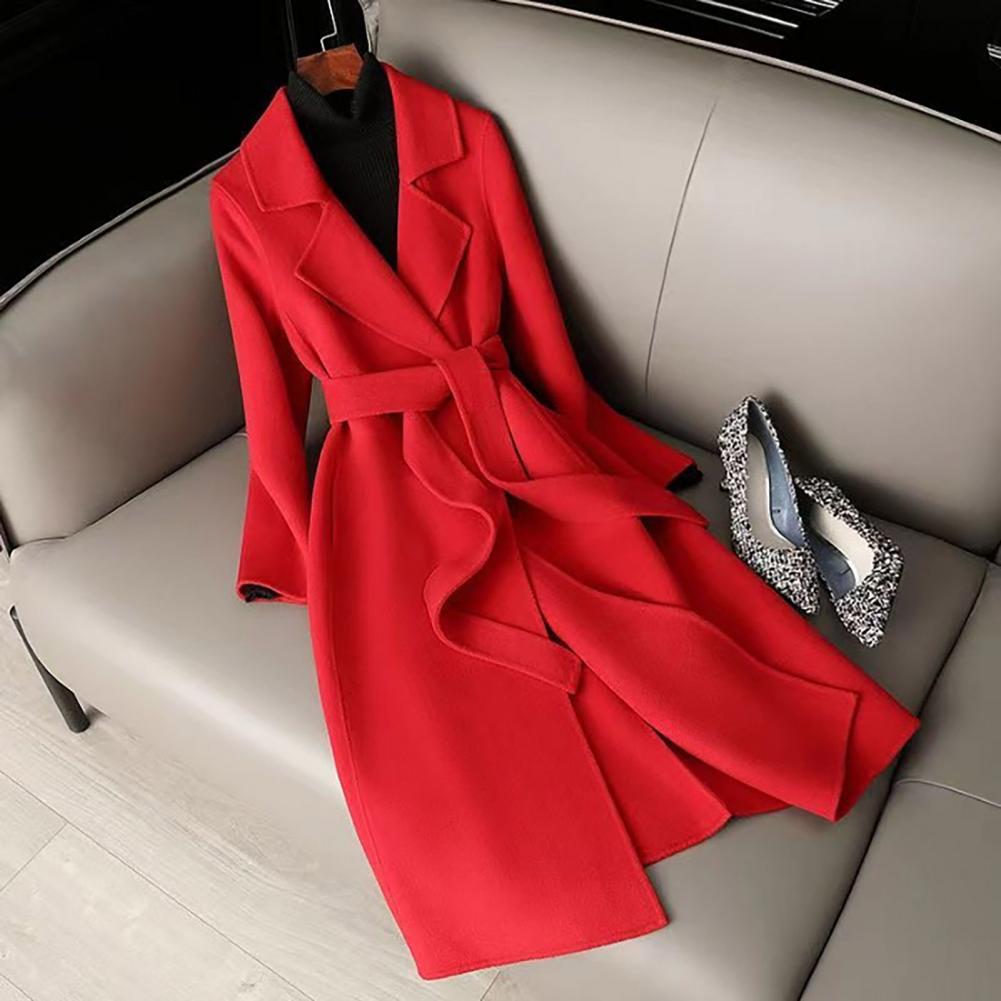 Women Wool Coat Womens Long Wo - Wool Coat Peacoat 评论和价格