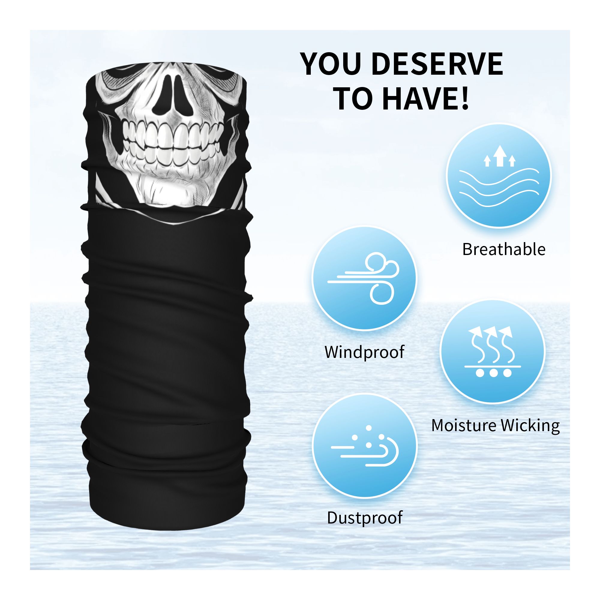 Custom Cool Seamless Mask Neck - Neck Gaiter Fleece 评论和价格
