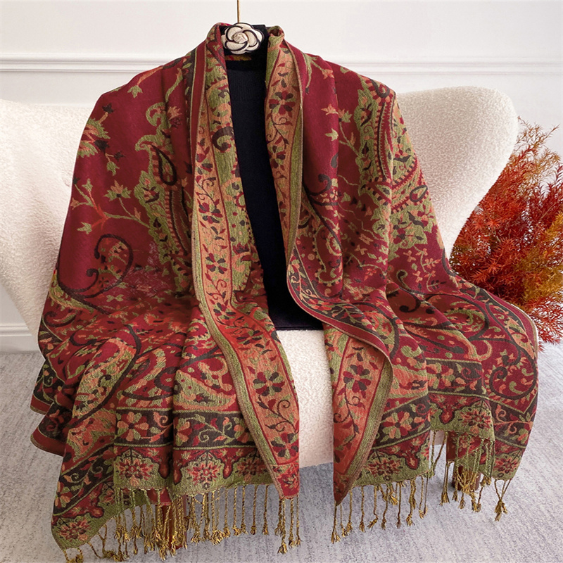2026 Luxury Brand Cashmere Wom - Cashmere Pashmina Wrap 评论和价格