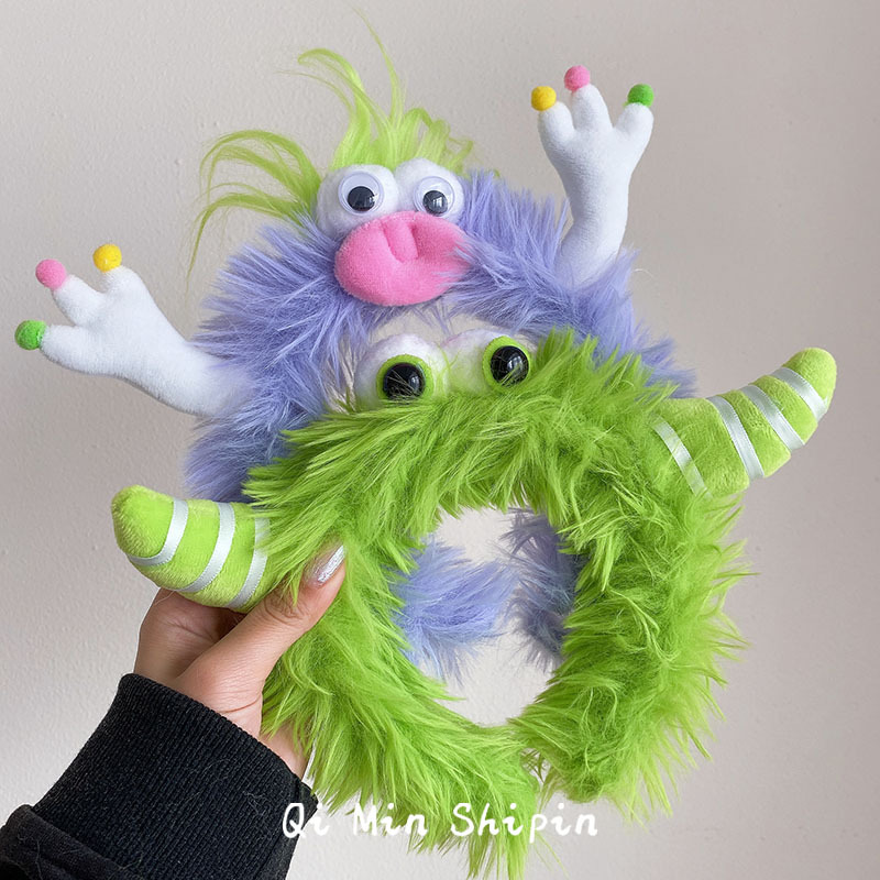 Funny Plush Headbands For Wome - Winter Headband Fleece 评论和价格