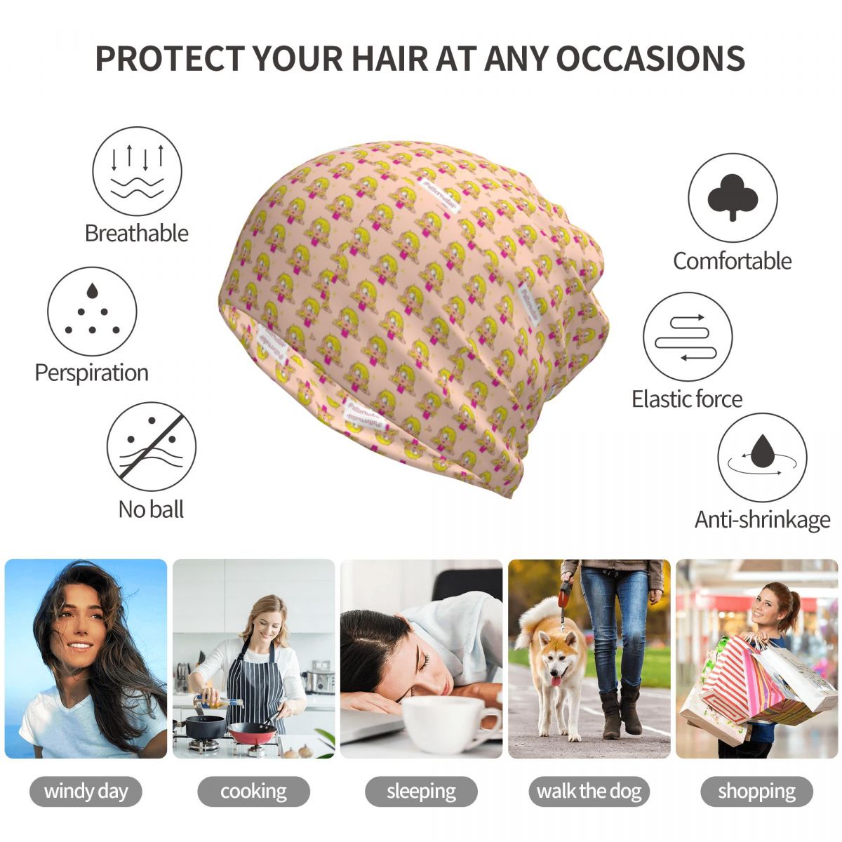 Lizzie Mcguire Cartoon Bandana - Knit Beanie Hat Warm 评论和价格