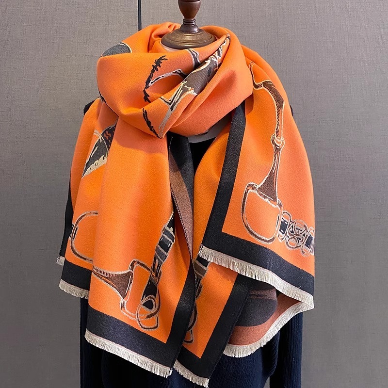 Retro Rider Horse Imitation Ca - Shawl Wrap Winter 评论和价格