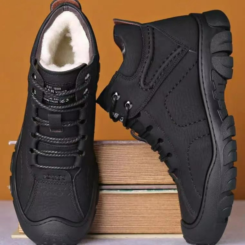Men's Boots Lace Up Ankle Boot - Waterproof Winter Boot 评论和价格