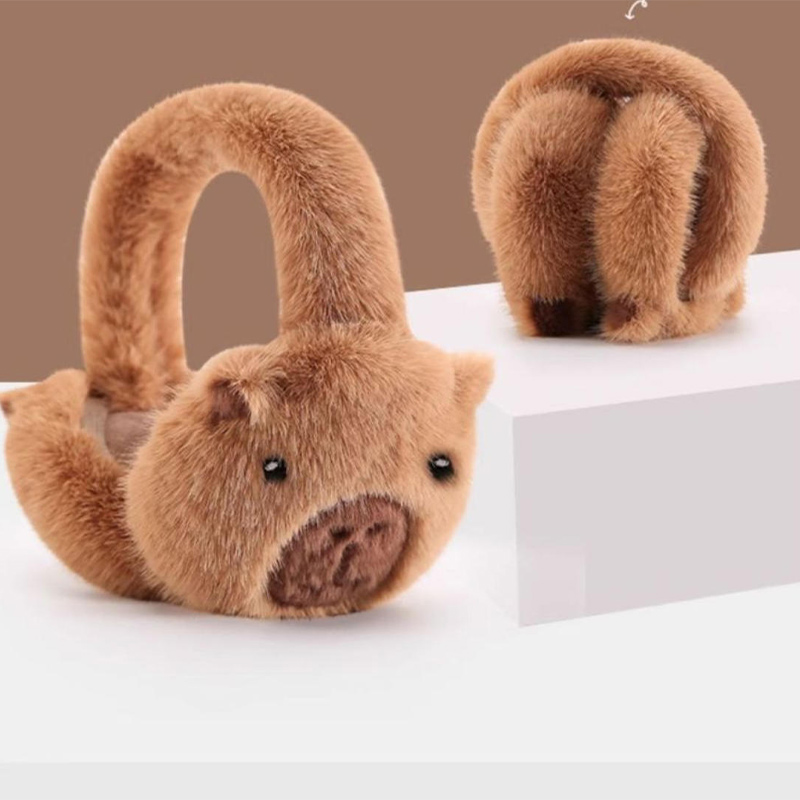 Cute Capibala Earmuffs Cartoon - Earmuffs Foldable 评论和价格