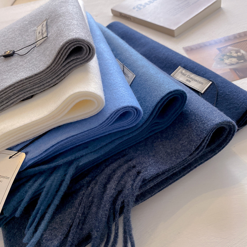 2024 Winter Wool Scarf For Wom - Cashmere Pashmina Wrap 评论和价格