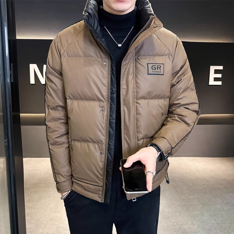 Fall Winter Men's White Duck D - Down Jacket Packable 评论和价格